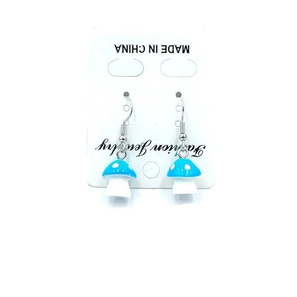 mini shrooms earrings 9776