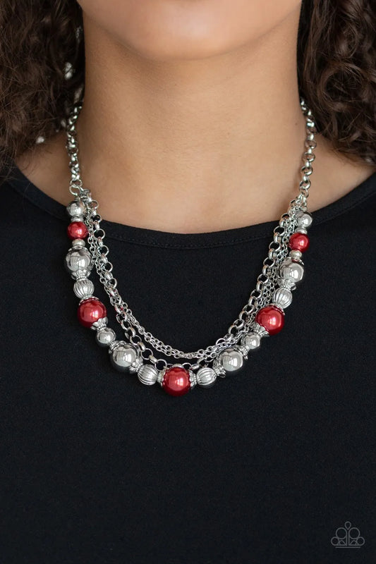 5th Avenue Romance - Red necklace short papa