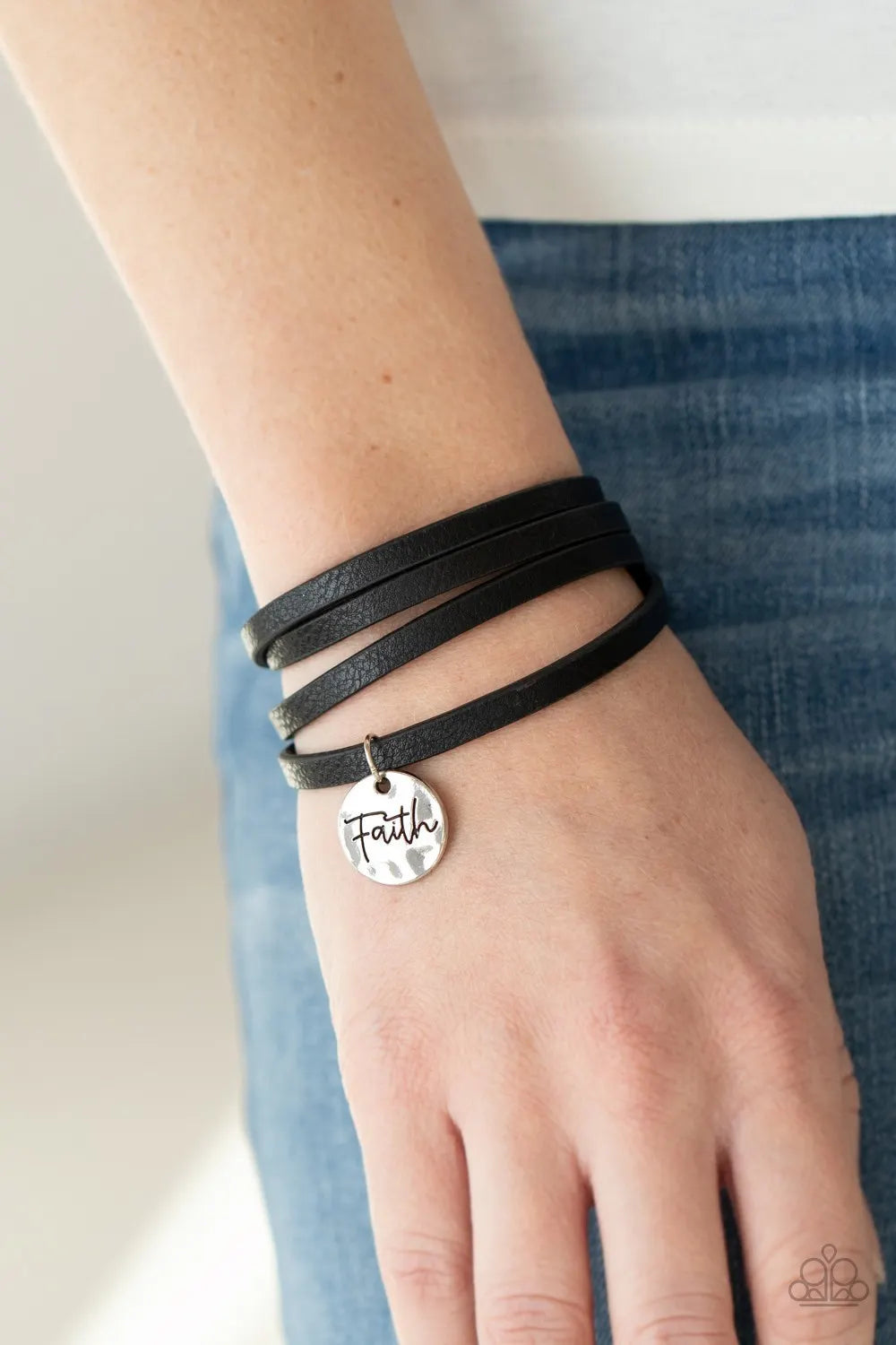 Wonderfully Worded - Black urban bracelet papa