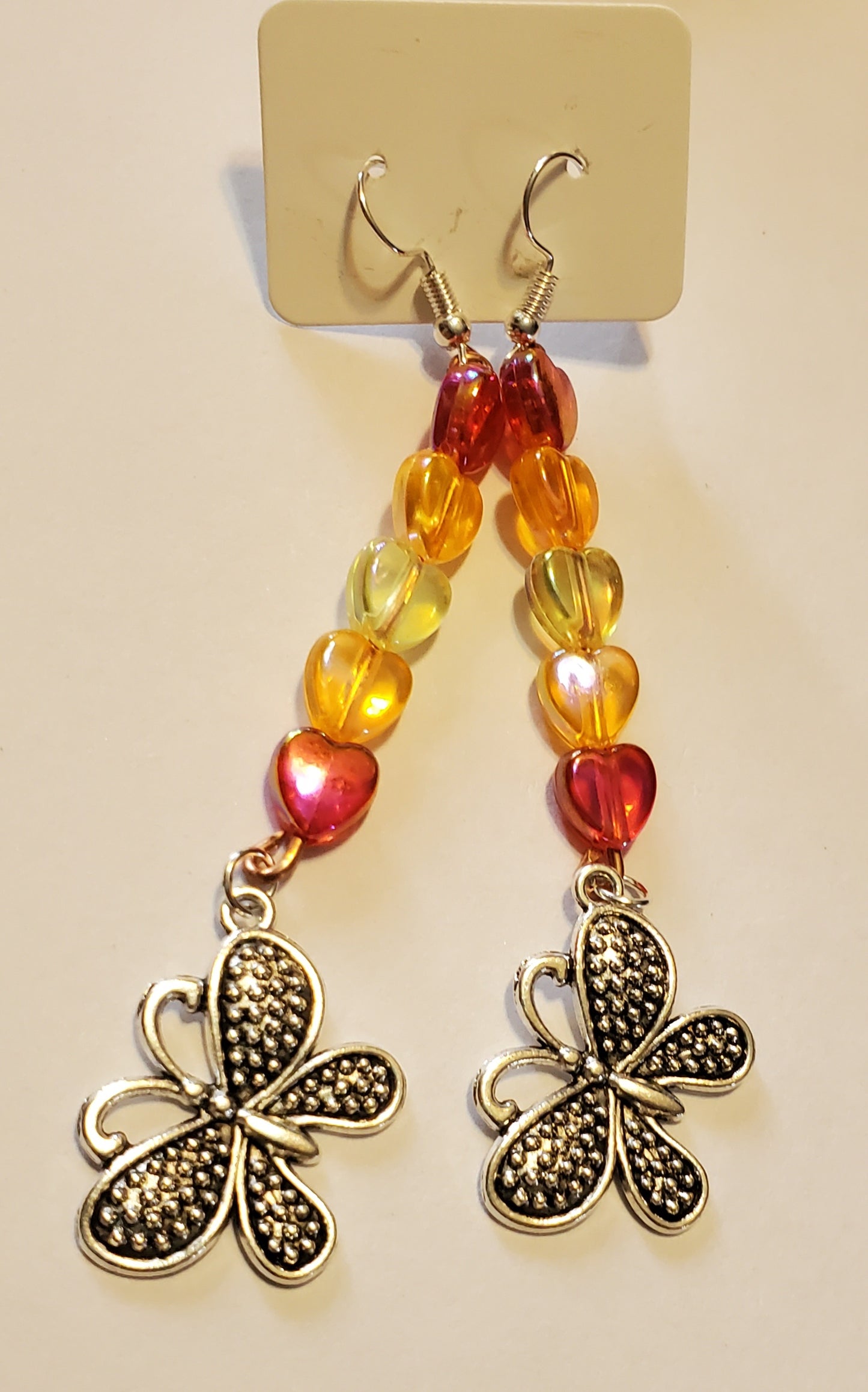 Butterfly earrings handmade