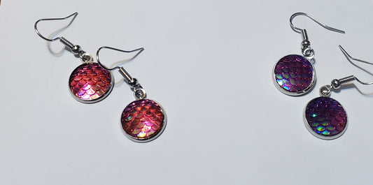 Dragon scale multiple earrings 0319