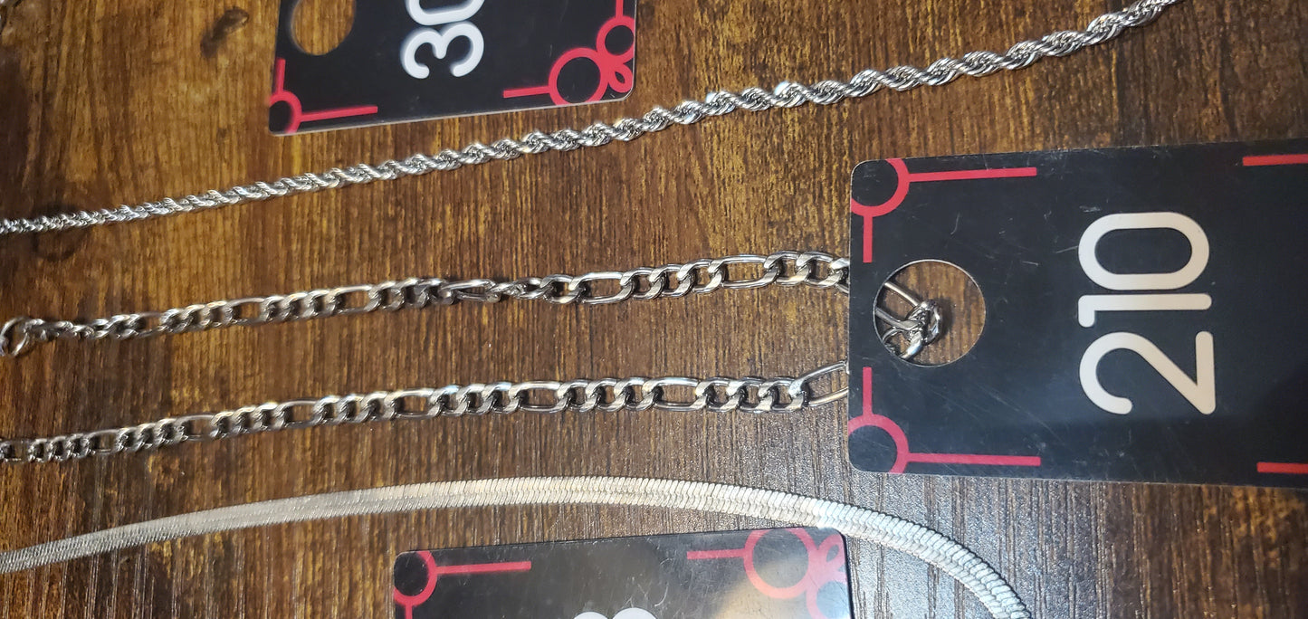 Layer of silver necklace