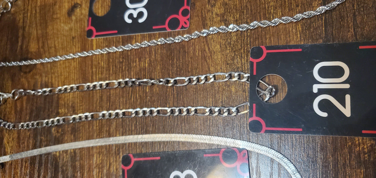 Layer of silver necklace