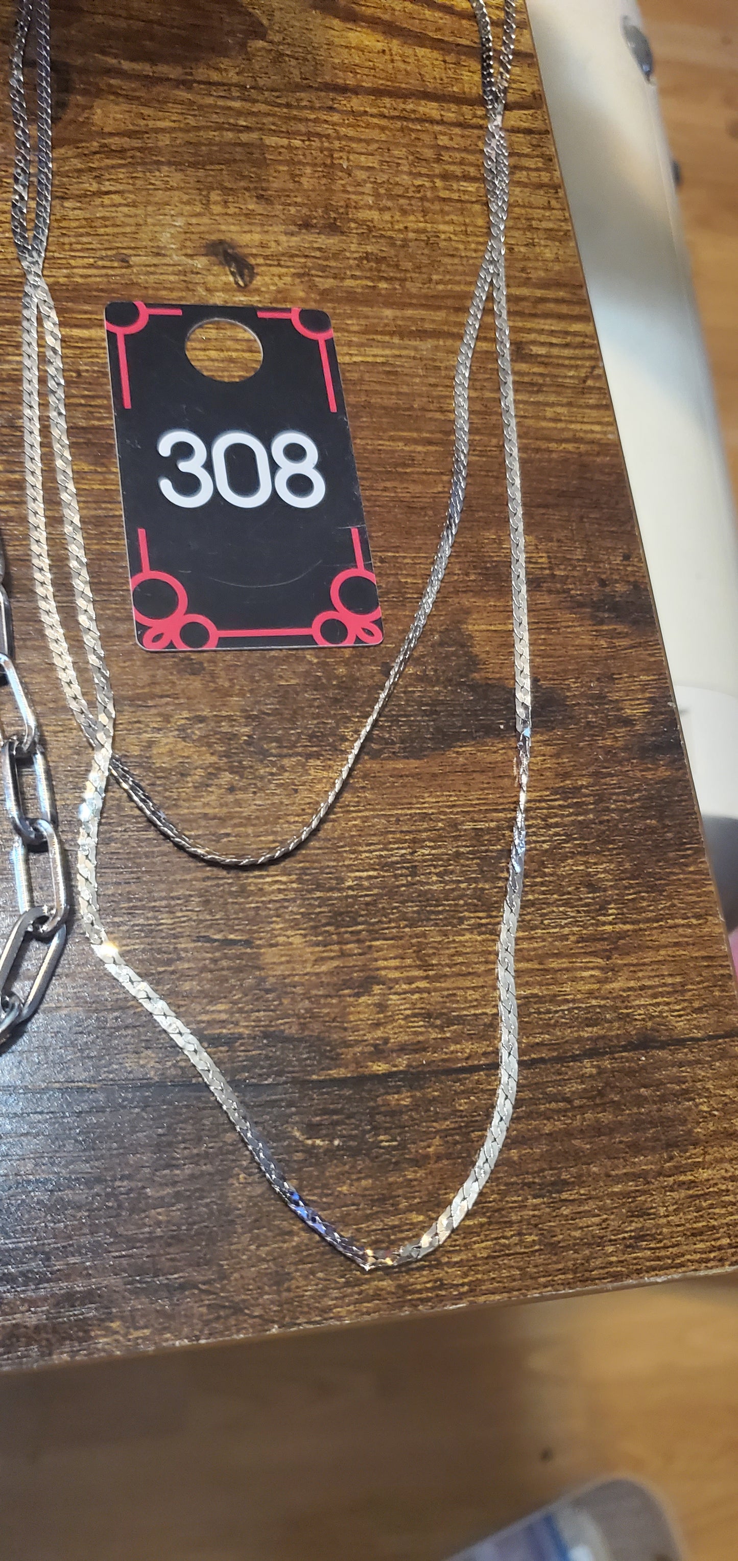 Layer of silver necklace