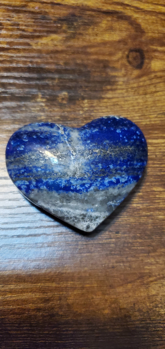 Sodalite heart crystals