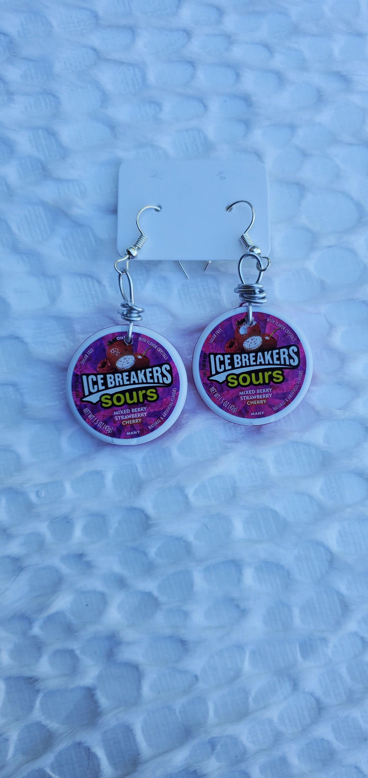 mini brand candy earrings