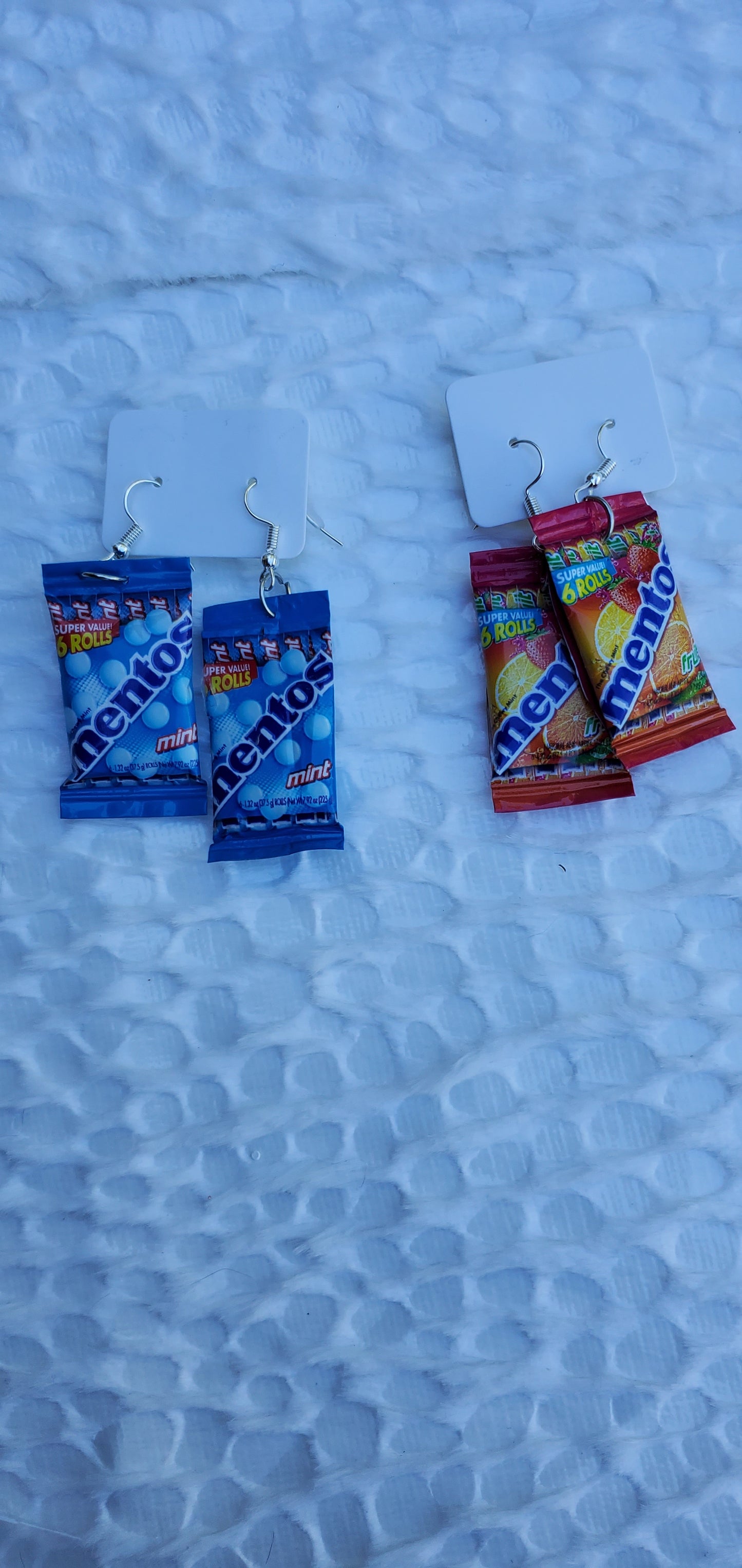 mini brand candy earrings