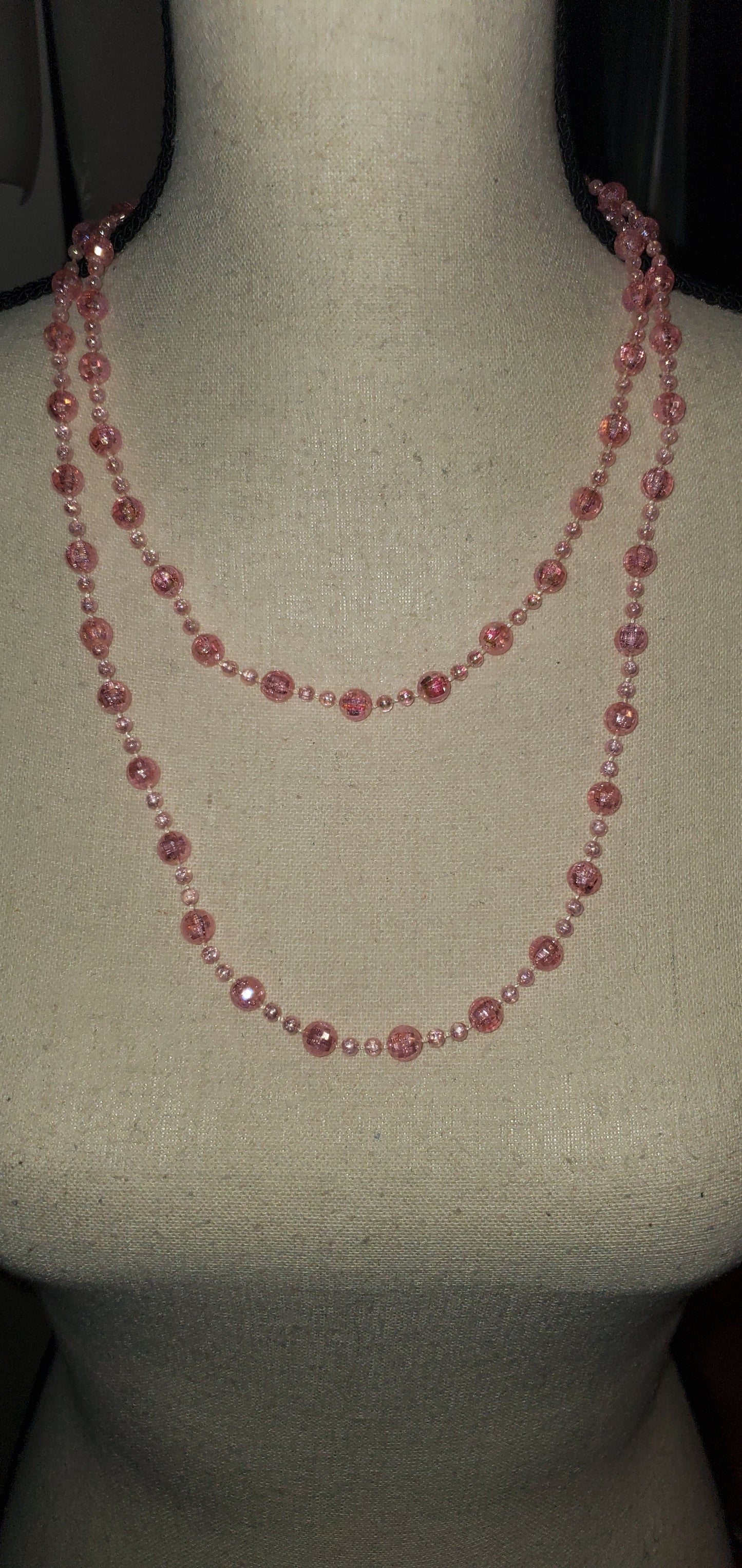 Is precious pink long necklace