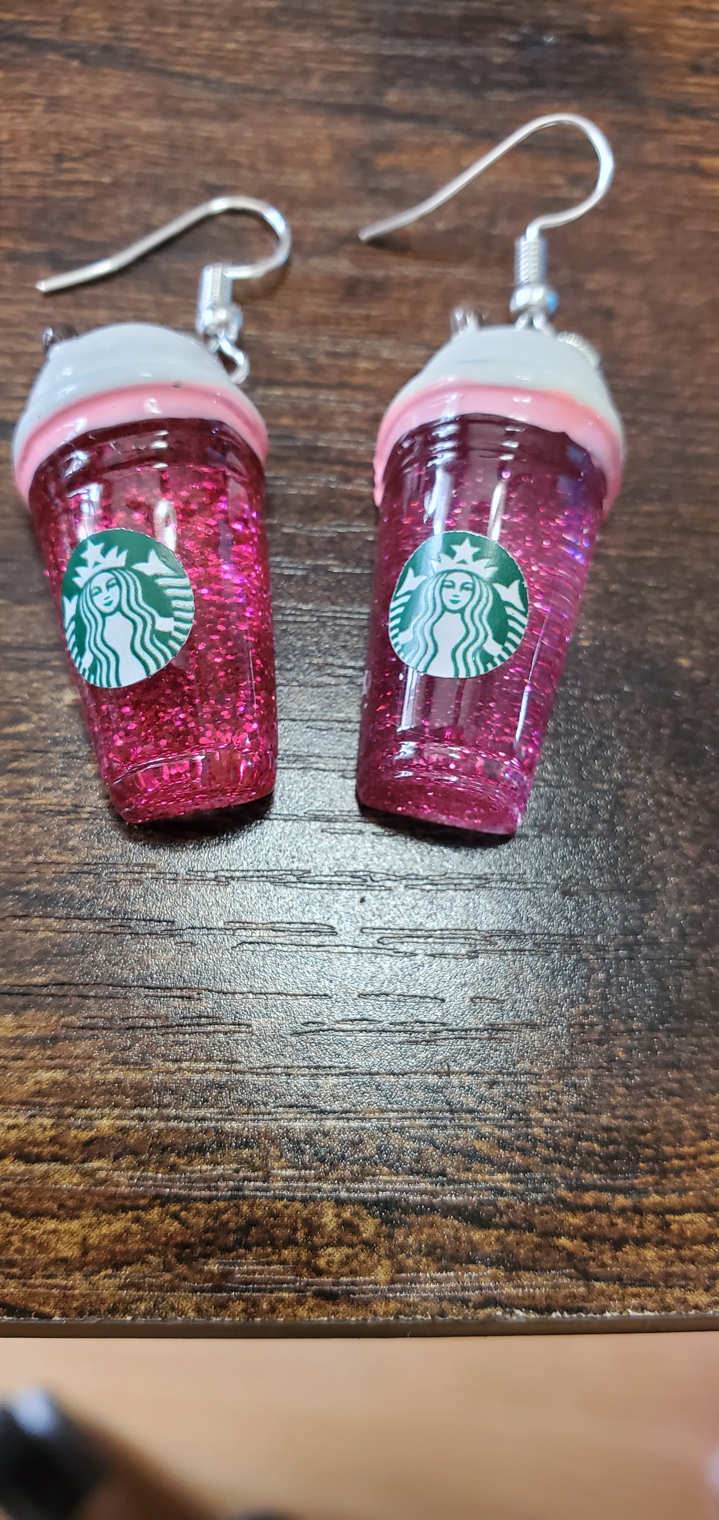 Coffee star glitter multiple earrings