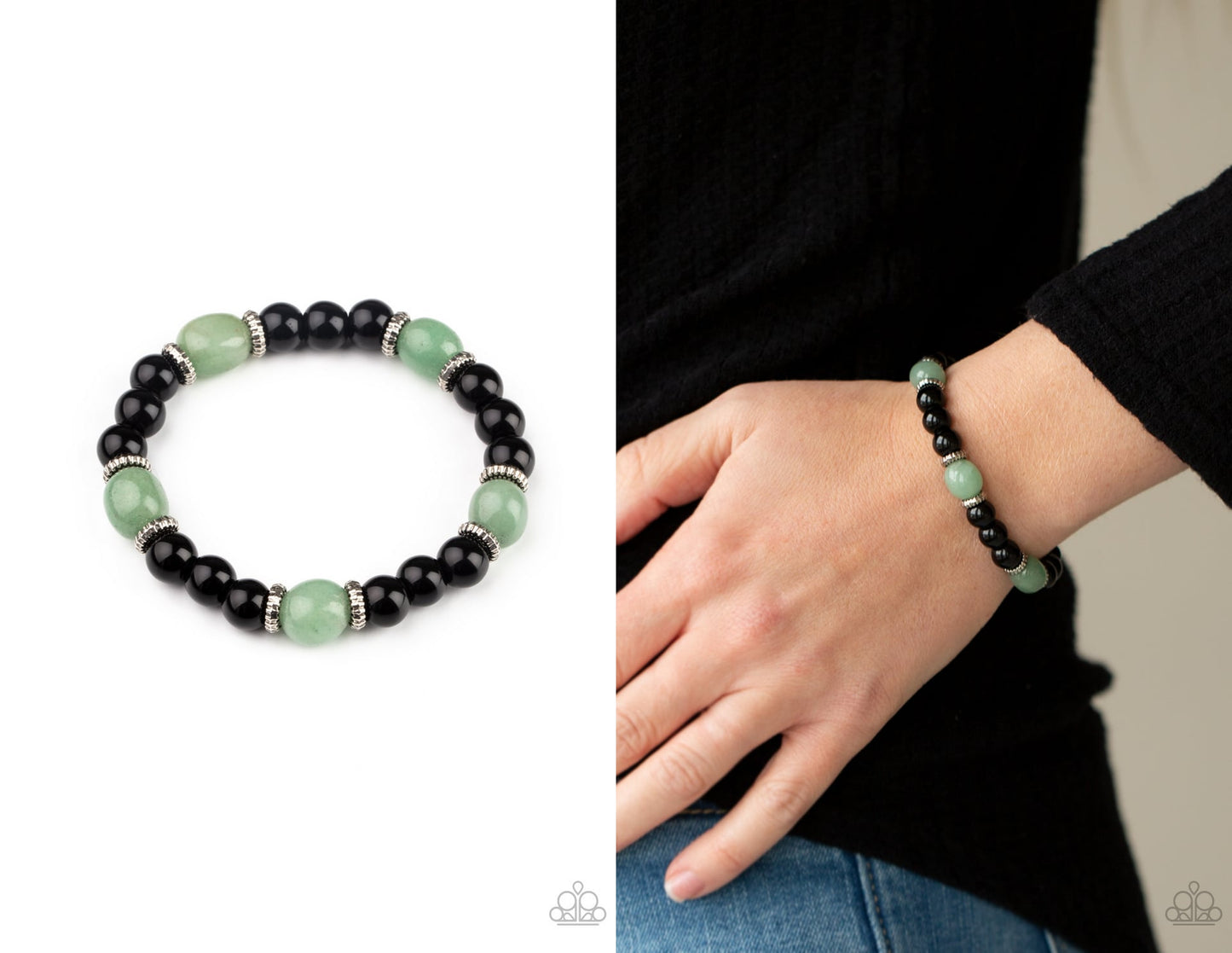 Unity - Green Bracelet stone papa