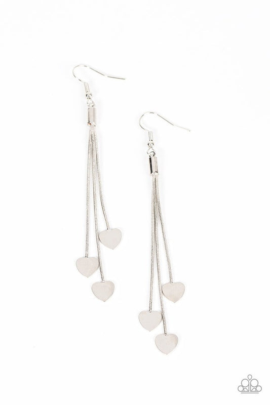 Higher Love - Silver earrings papa