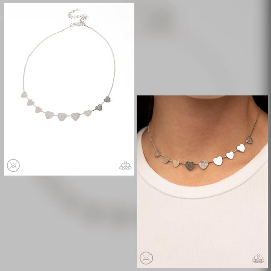 Dainty Desire Silver Necklace - Choker