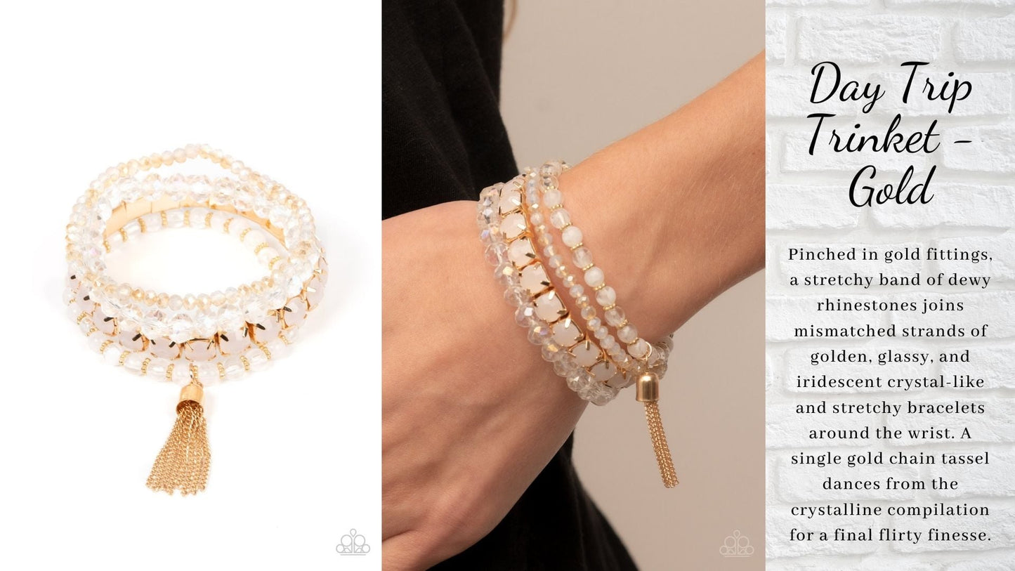Day Trip Trinket - White gold bracelet
