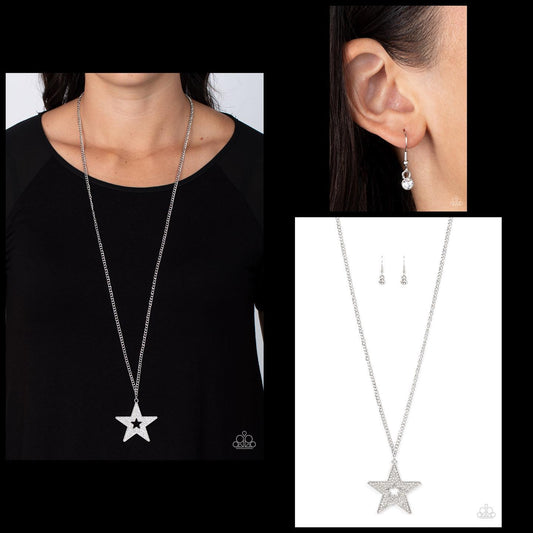 Superstar Stylist - White long necklace papa