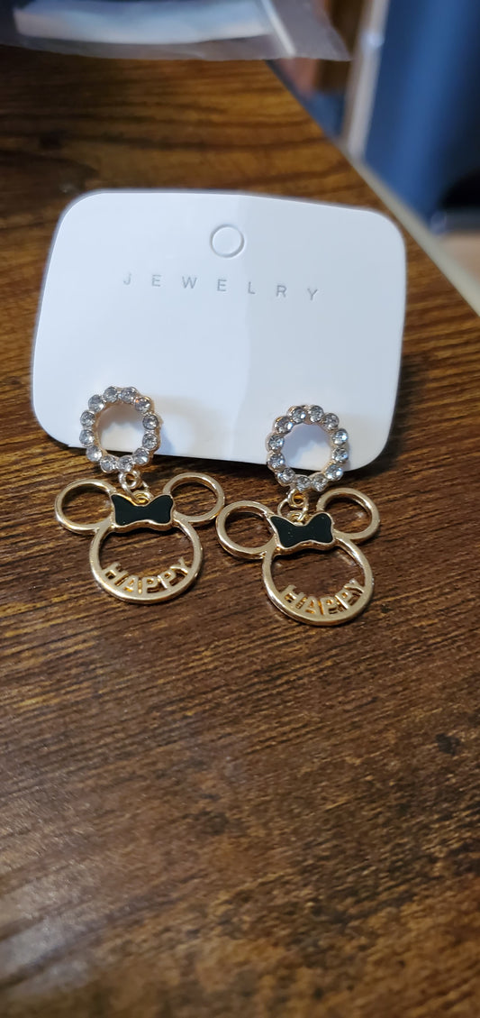 Mickey earring black