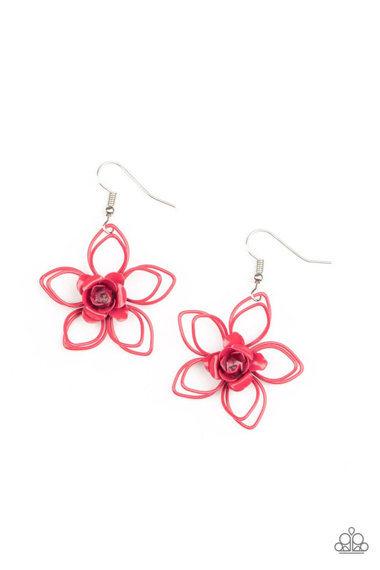 Botanical Bonanza - Pink earrings