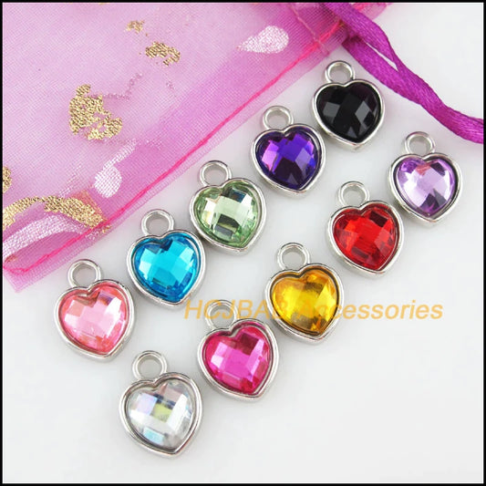 Heart charms