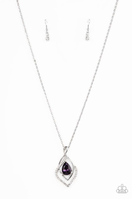 Dauntless Demure - Purple short necklace 269xx
