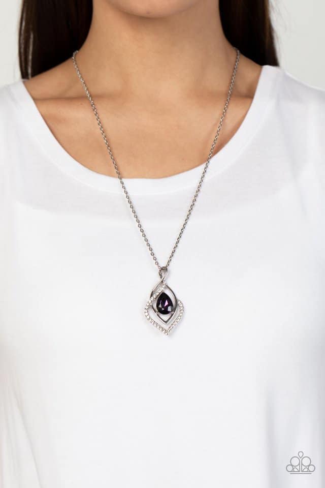 Dauntless Demure - Purple short necklace 269xx