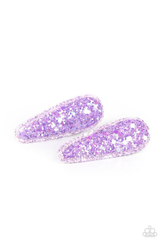 Sugar Plum Sparkle - Purple snaps
