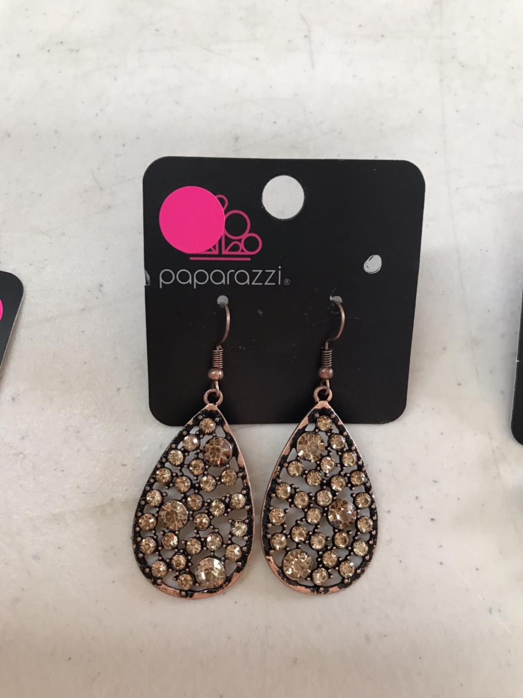 GLOW WITH THE FLOW" COPPER EARRINGS