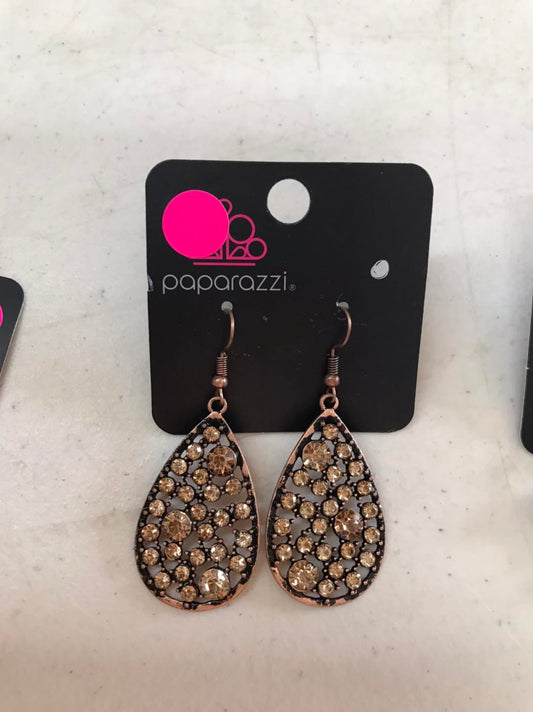 GLOW WITH THE FLOW" COPPER EARRINGS