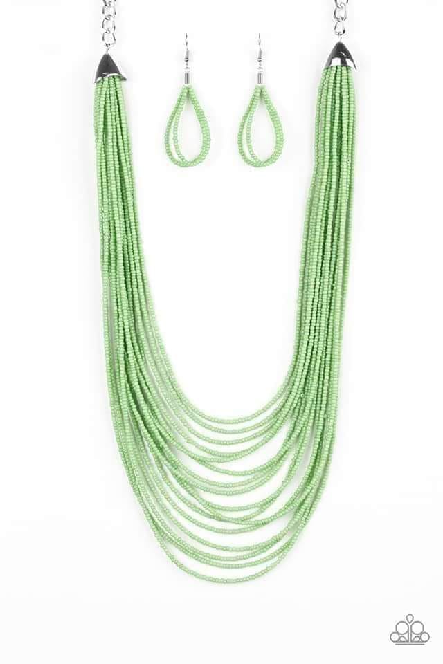 Peacefully Pacific seed bead necklaces