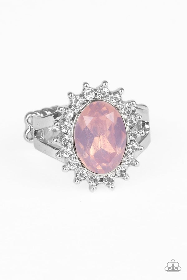 Iridescently Illuminated - Pink Opal blue