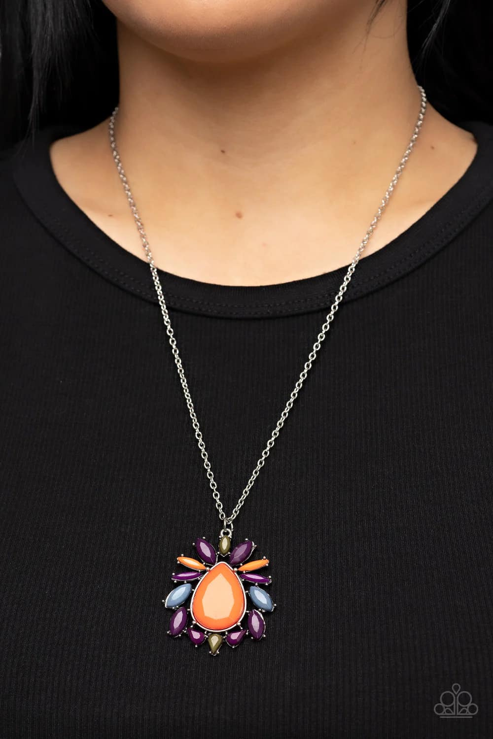 Indie Icon - multi long necklace papa
