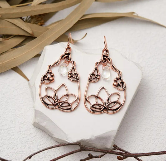 Fairytale copper earrings 8862