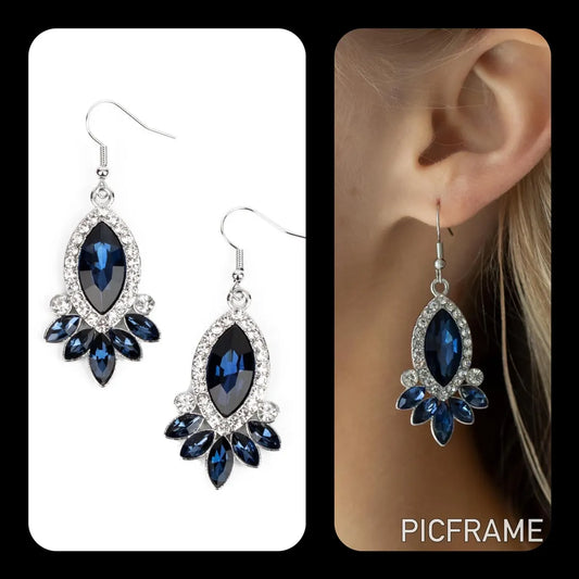 Prismatic Parade - Blue earrings