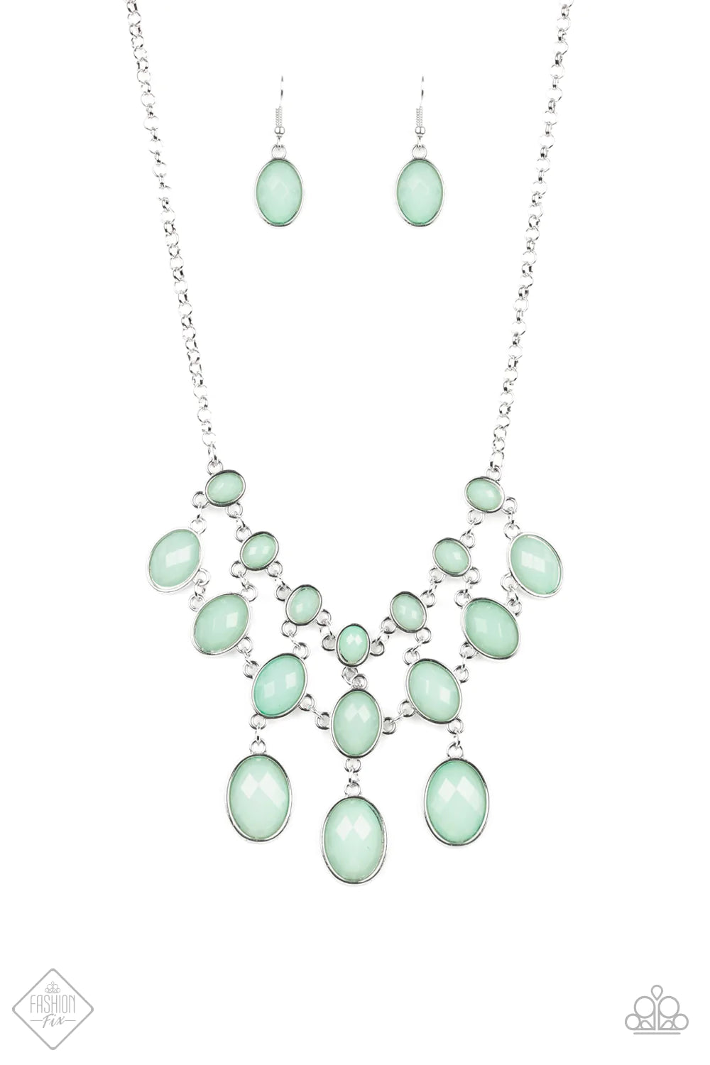 Mermaid Marmalade Necklace green short
