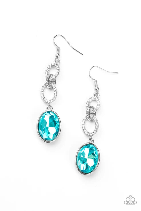 Extra Ice Queen - Blue Earrings