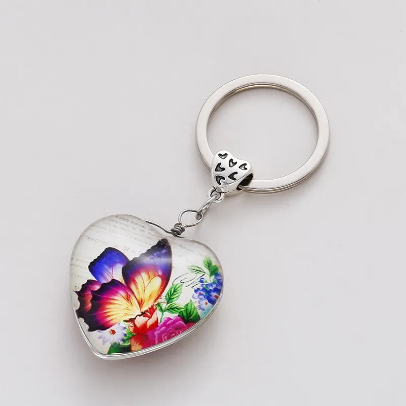 Puff goes the heart multiple necklace keychain