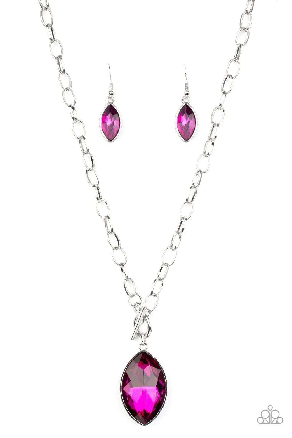 Unlimited Sparkle - Pink necklace short