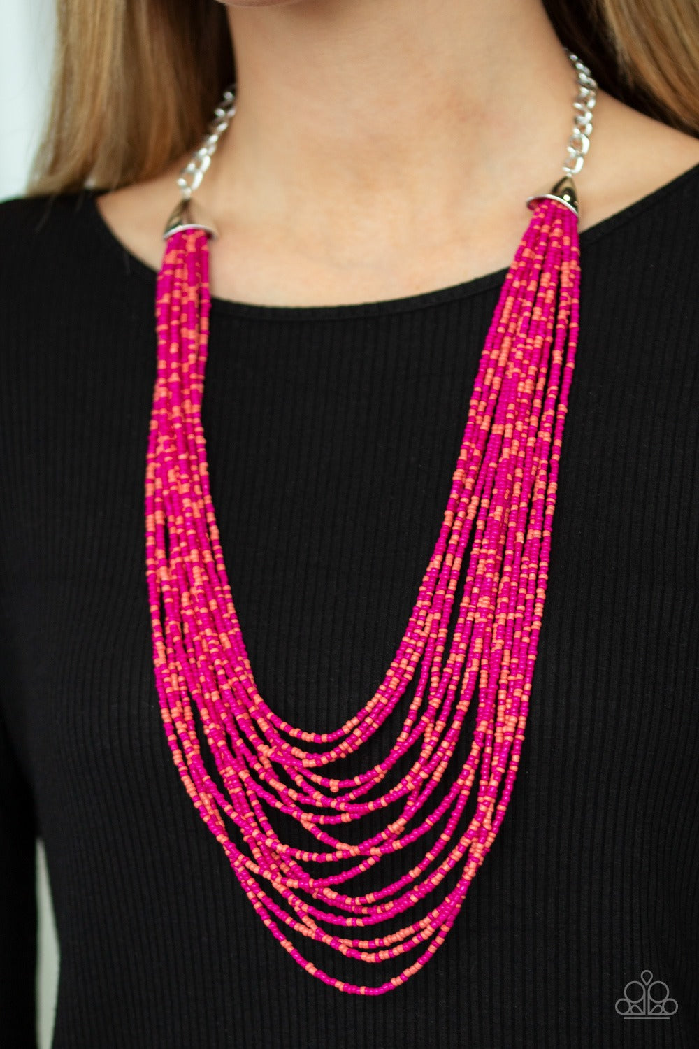 Peacefully Pacific seed bead necklaces