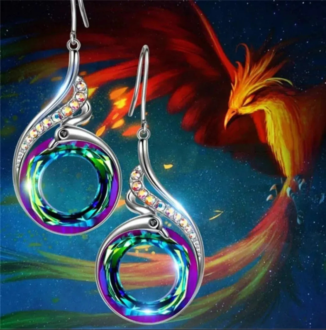 Phoenix Colorful Diamond Peacock oil set