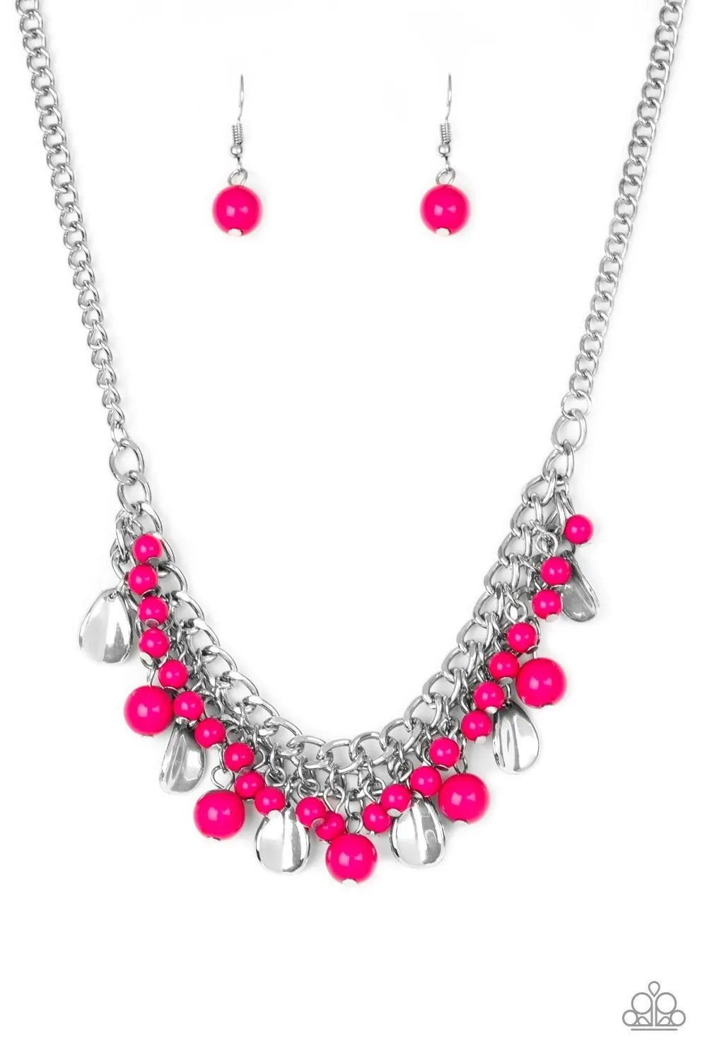 Summer Showdown - Pink necklace short papa