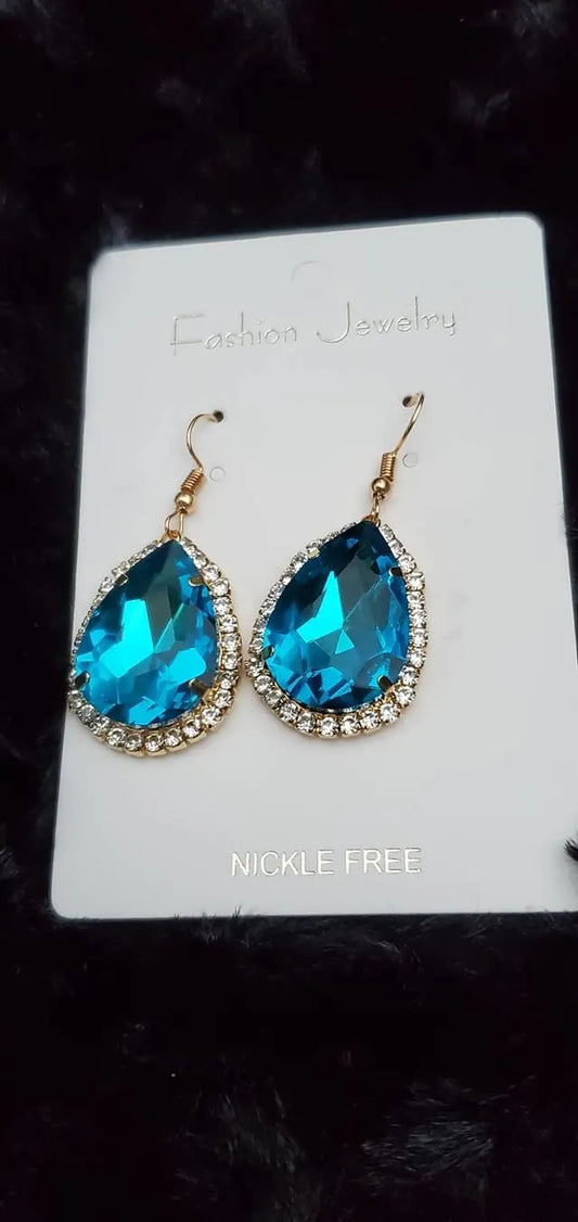 Artic Blast blue earrings kks113