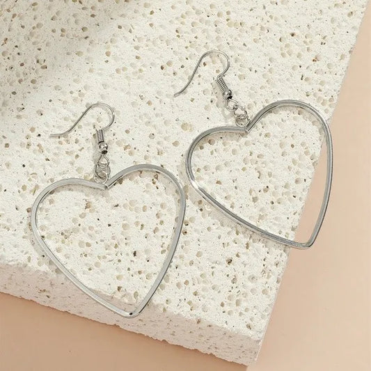 Heart so nice silver earrings 9792