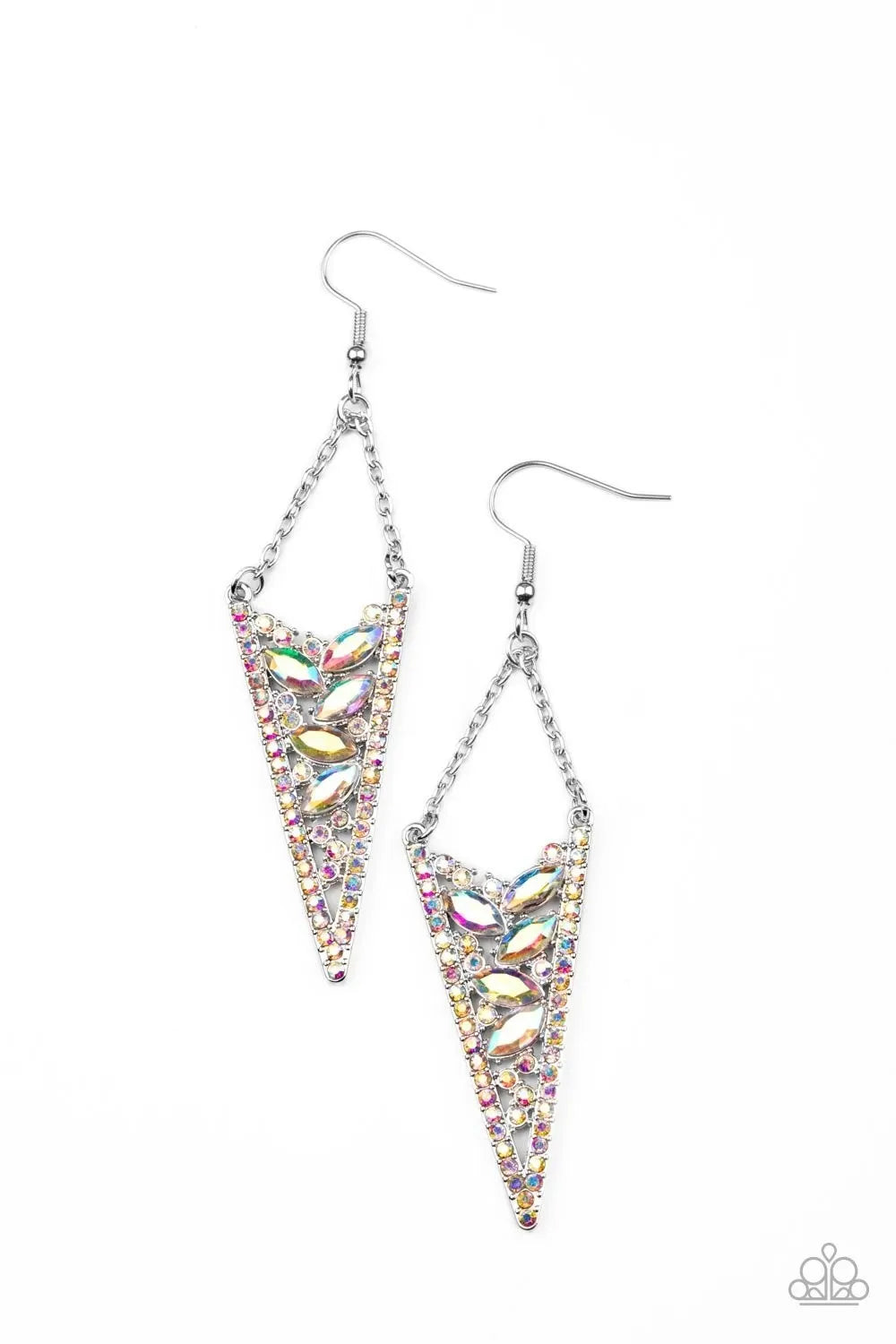 Sharp Dressed Drama - Multi earrings iridescent