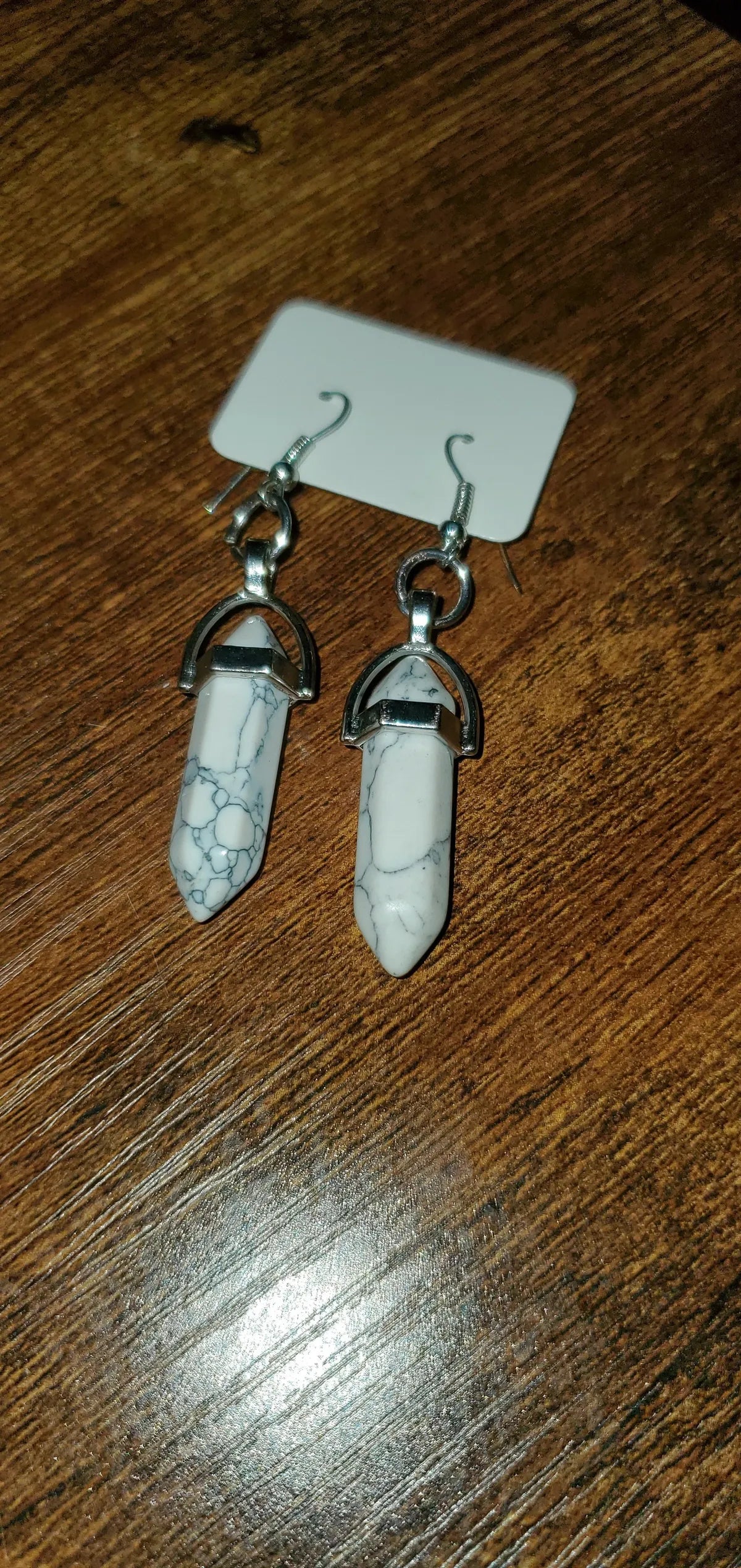 Healing crystal earrings