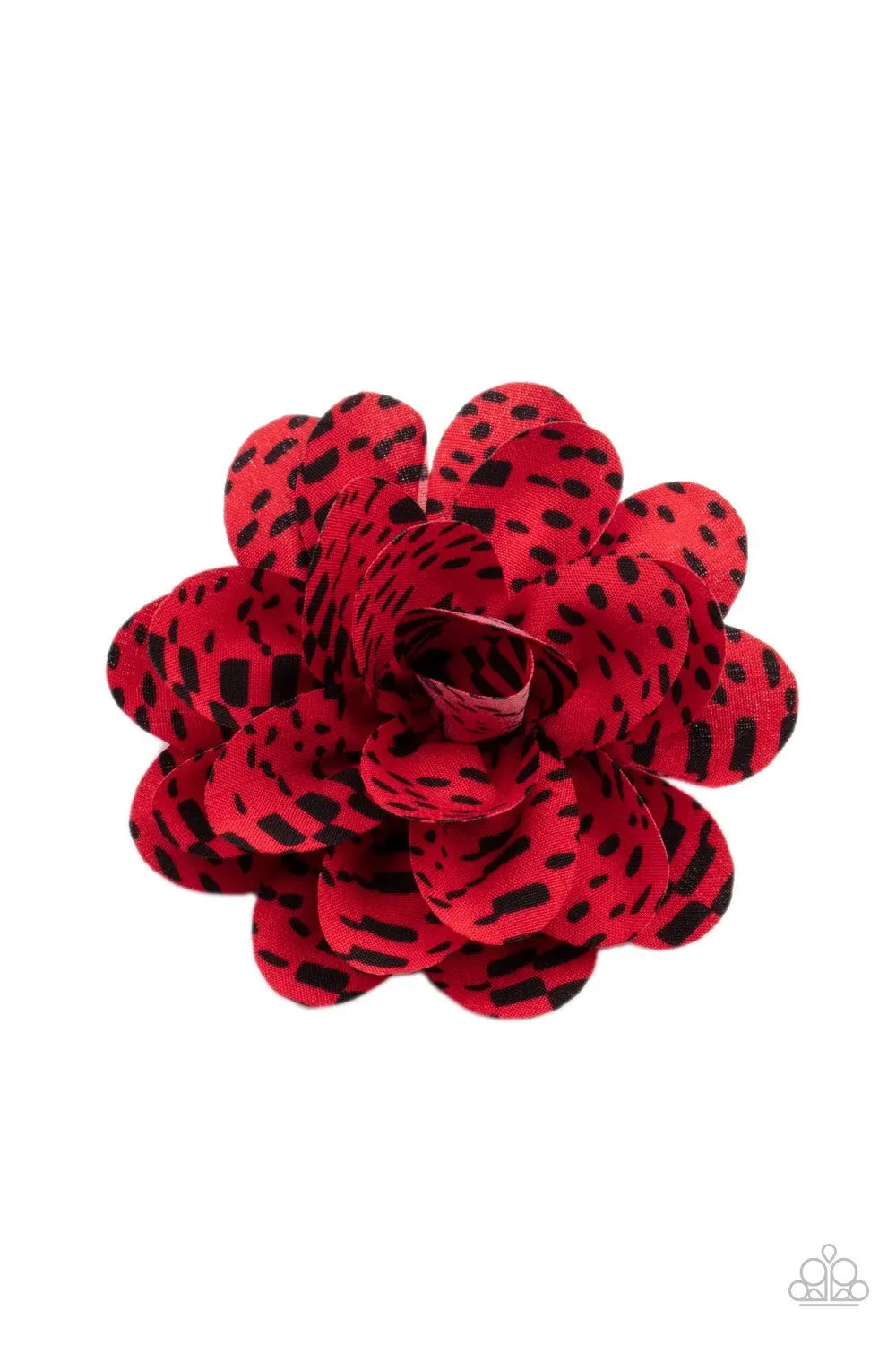 Patterned Paradise - Red clip papa