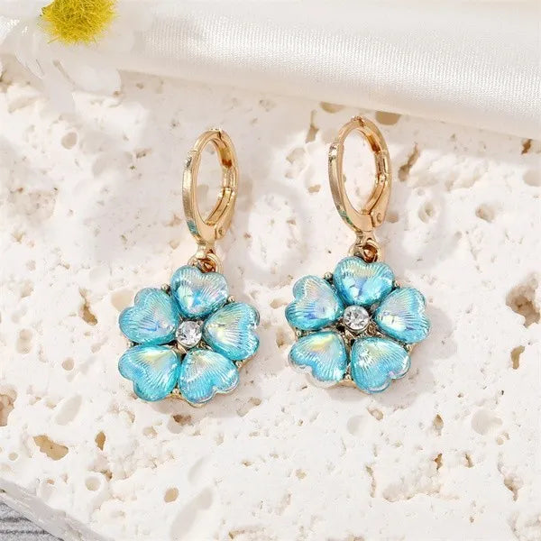 Brighten your day multiple gold earrings 1012