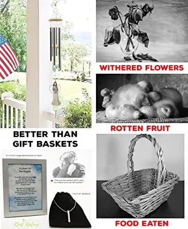Guardian Angel sympathy wind chimes home