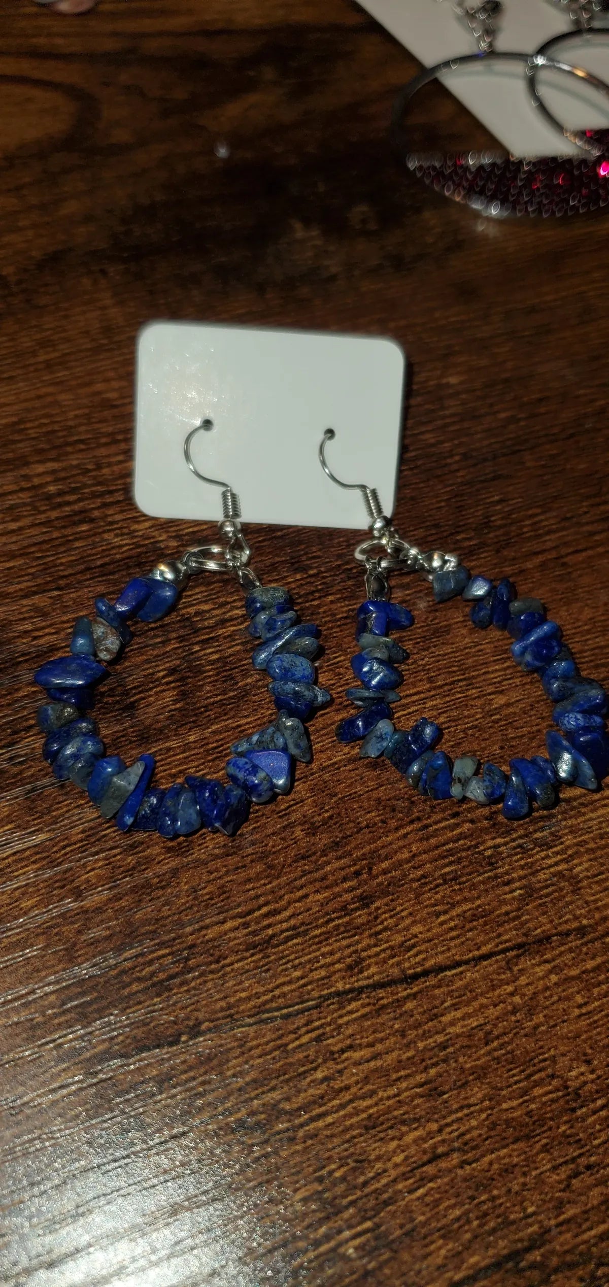 Rainbow Rock Gardens - Blue earrings