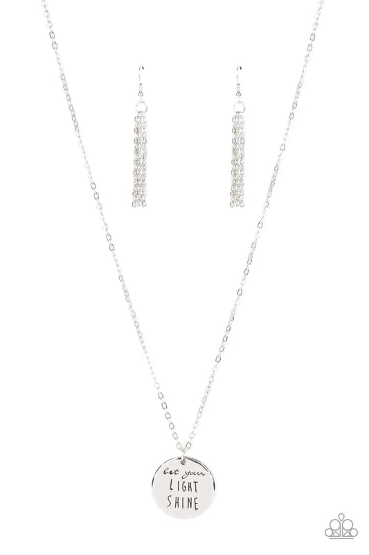 Light It Up - Silver short necklace