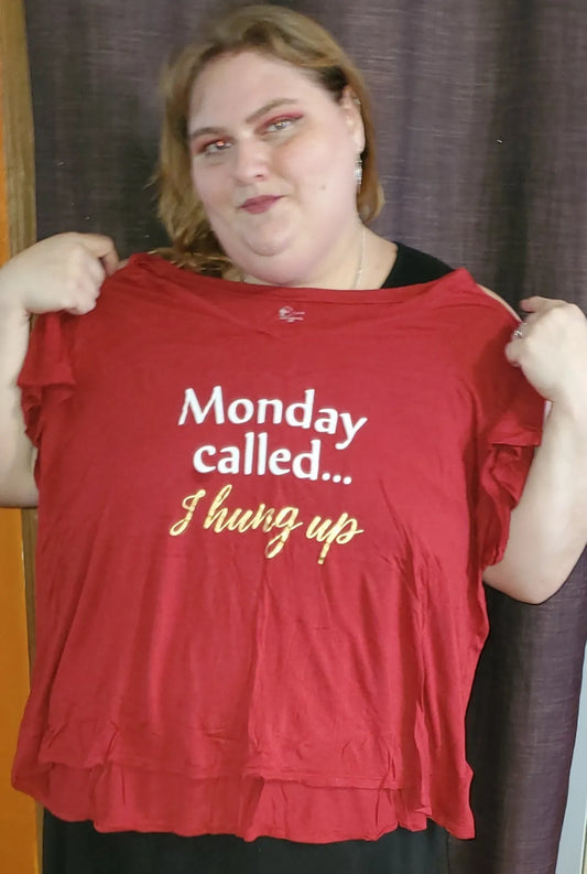 Monday shirt 2x