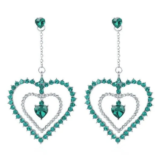 Heart of Emperors green earrings post 9416