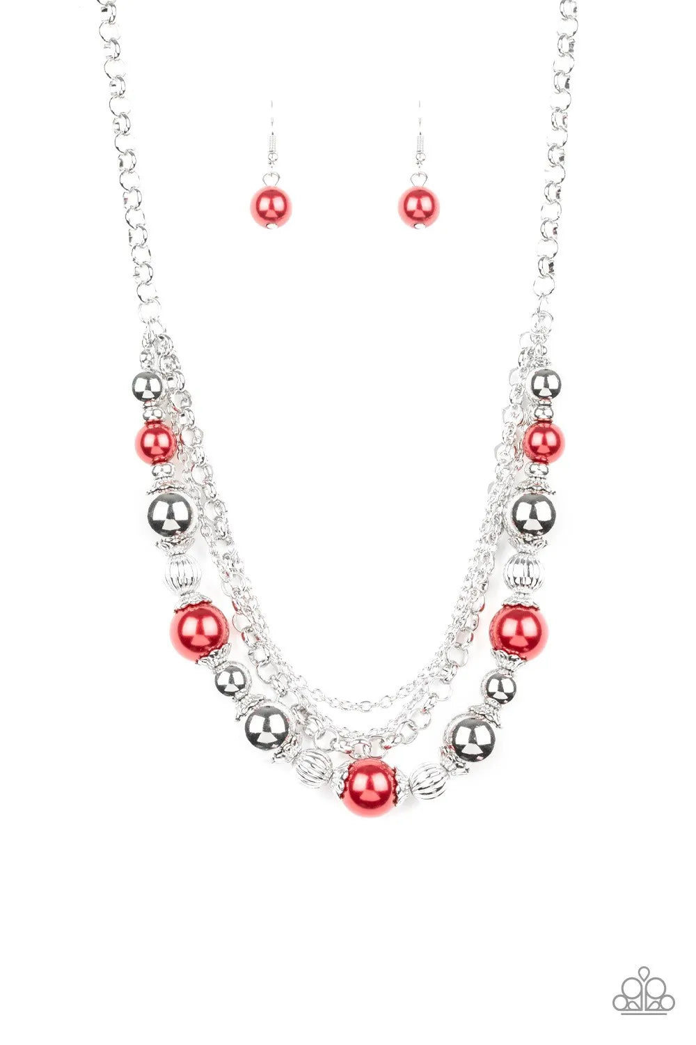 5th Avenue Romance - Red necklace short papa